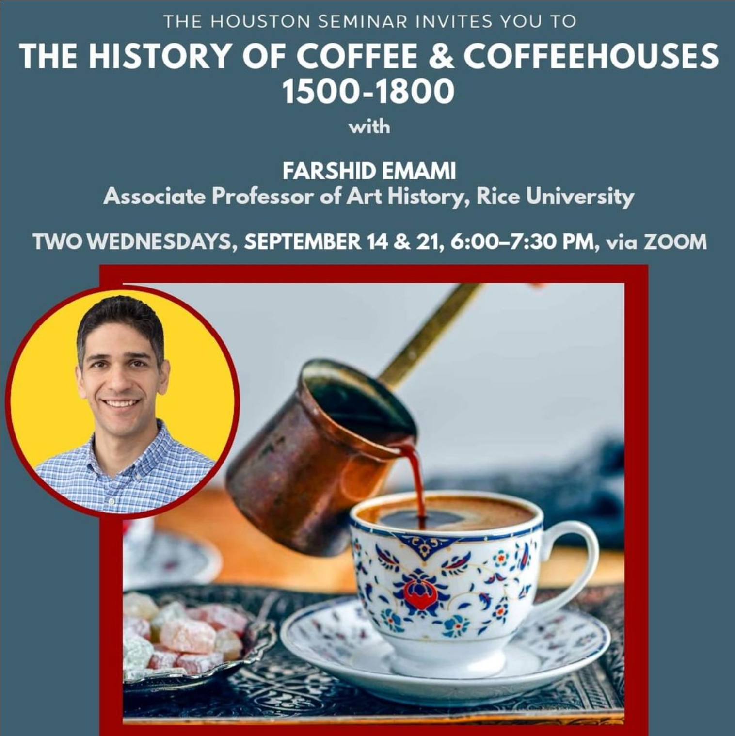 Assistant Professor Farshid Emami To Present Two Part Lecture For